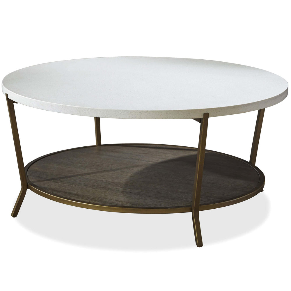 Playlist Round Cocktail Table-Furniture - Accent Tables-High Fashion Home