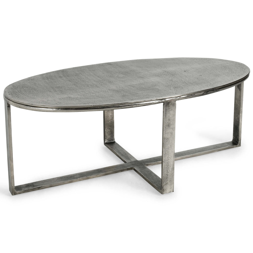 Flores Oval Coffee Table-Furniture - Accent Tables-High Fashion Home