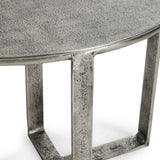 Flores Oval End Table-Furniture - Accent Tables-High Fashion Home