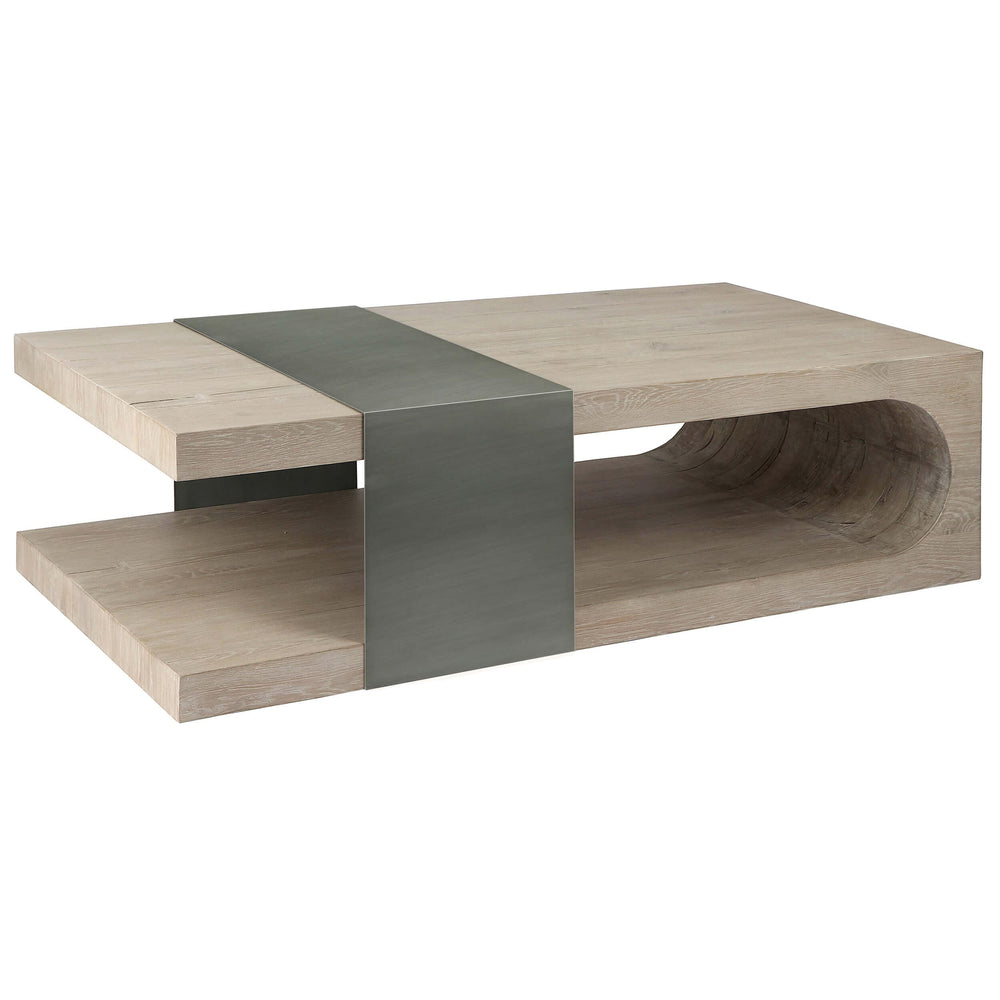 Danica Coffee Table, White-Furniture - Accent Tables-High Fashion Home