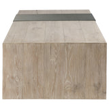 Danica Coffee Table, White-Furniture - Accent Tables-High Fashion Home