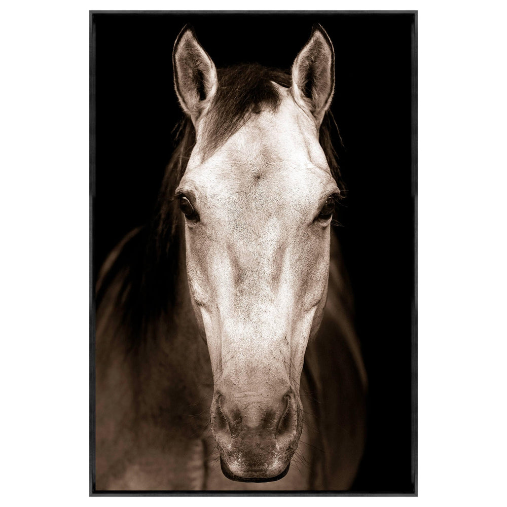 Tan Horse Framed-Accessories Artwork-High Fashion Home