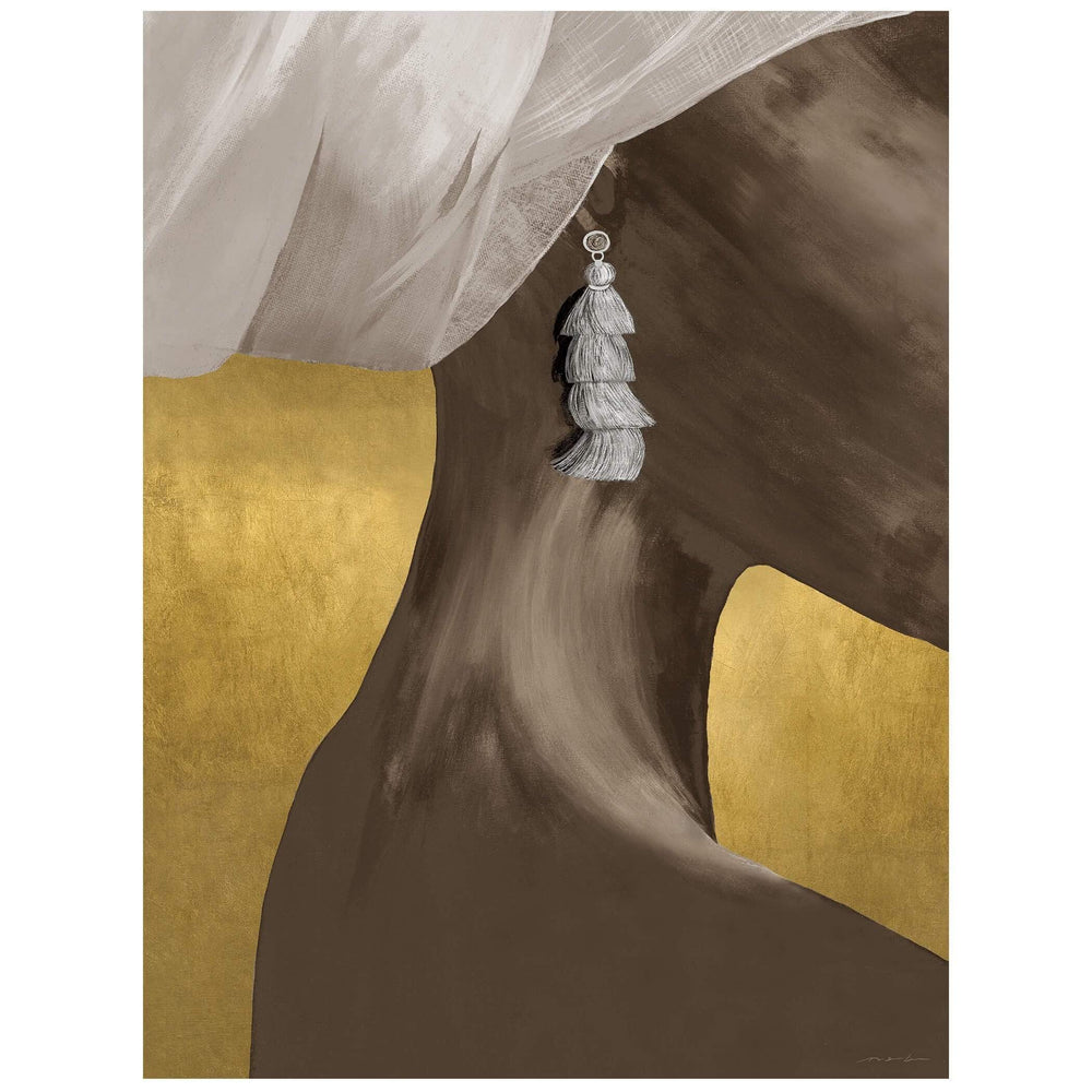 Isabella, Gilded Gold Finish - Accessories Artwork - High Fashion Home