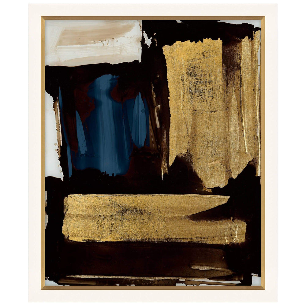 Navy Stroke Study II Framed - Accessories Artwork - High Fashion Home