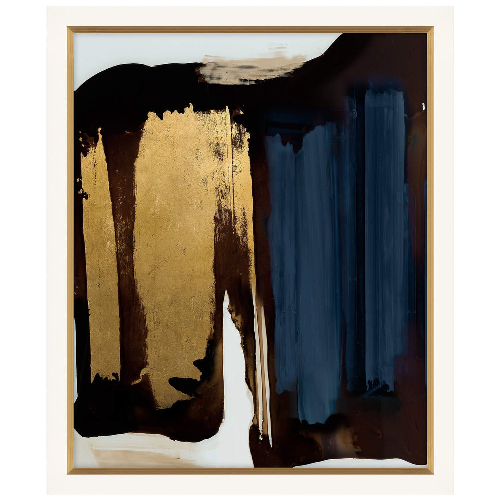 Navy Stroke Study IV Framed - Accessories Artwork - High Fashion Home