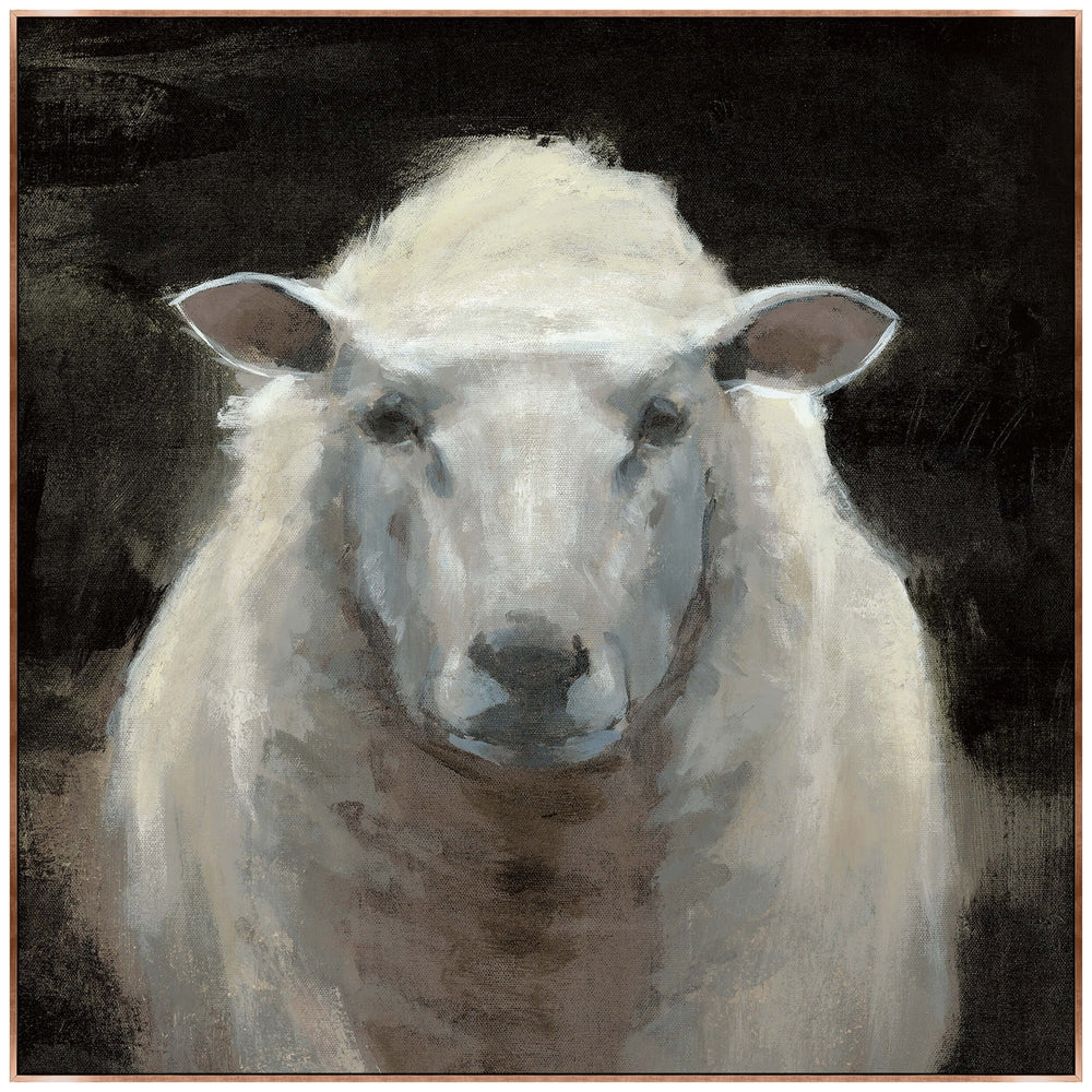 Portrait of a Sheep II Framed - Accessories Artwork - High Fashion Home