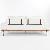 Faro Sofa, White-Furniture - Sofas-High Fashion Home