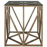 Truss Square End Table-Furniture - Accent Tables-High Fashion Home