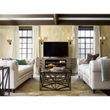 Truss Square End Table-Furniture - Accent Tables-High Fashion Home