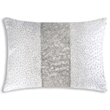 Cloud 9 Crystal Beaded Ivory Velvet Pillow