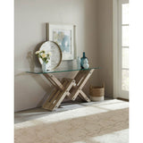 Affinity Glass Top Console-High Fashion Home