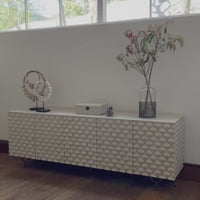 Rio Media Console, Whitewash by Four Hands