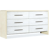Cascade Two Tone Six Drawer Dresser-Furniture - Storage-High Fashion Home