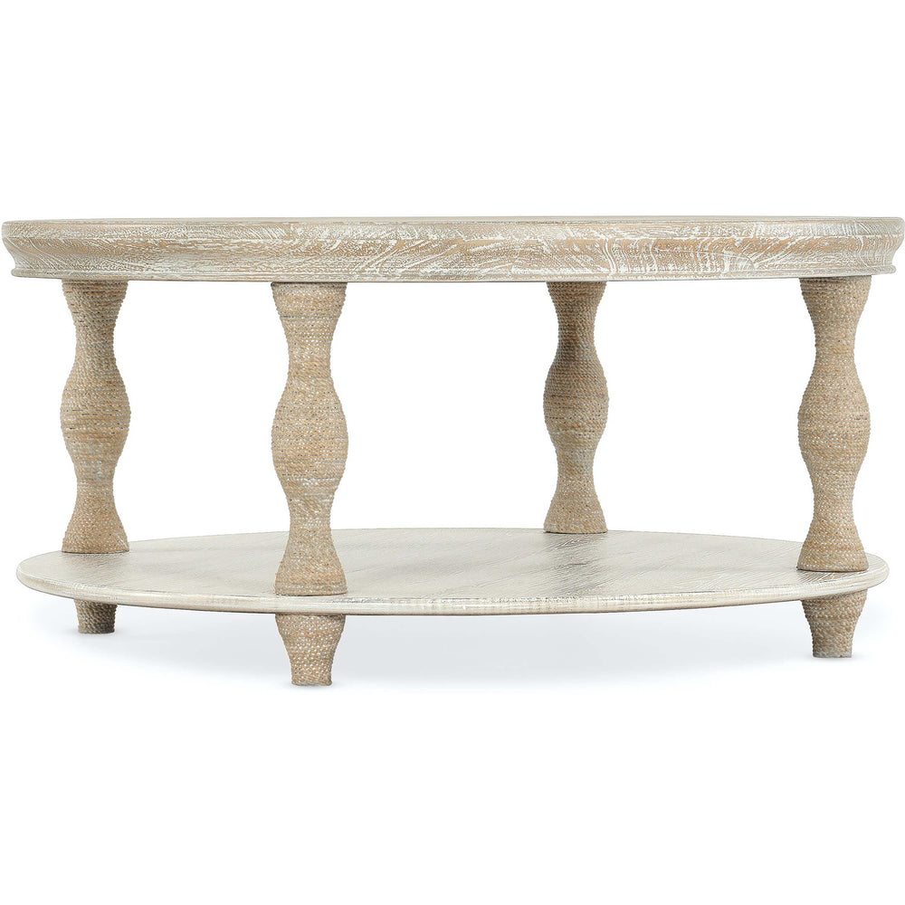 Bahari Round Cocktail Table-Furniture - Accent Tables-High Fashion Home