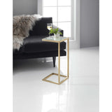 Holmes C-Shaped Accent Table-Furniture - Accent Tables-High Fashion Home