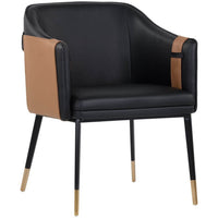 Carter Chair, Napa Black - Modern Furniture - Accent Chairs - High Fashion Home