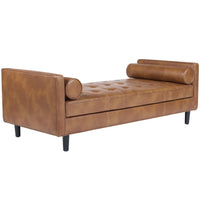 Donnie Bench, Tobacco Tan-Furniture - Chairs-High Fashion Home