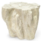 Camilla Fossilized Clam Side Table - Furniture - Accent Tables - High Fashion Home