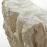 Camilla Fossilized Clam Console Table-Furniture - Accent Tables-High Fashion Home