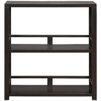 Ebony Lamp Table, Satin Ebony-Furniture - Accent Tables-High Fashion Home