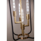Angler 4 Light Chandelier, Aged Brass - Lighting - High Fashion Home