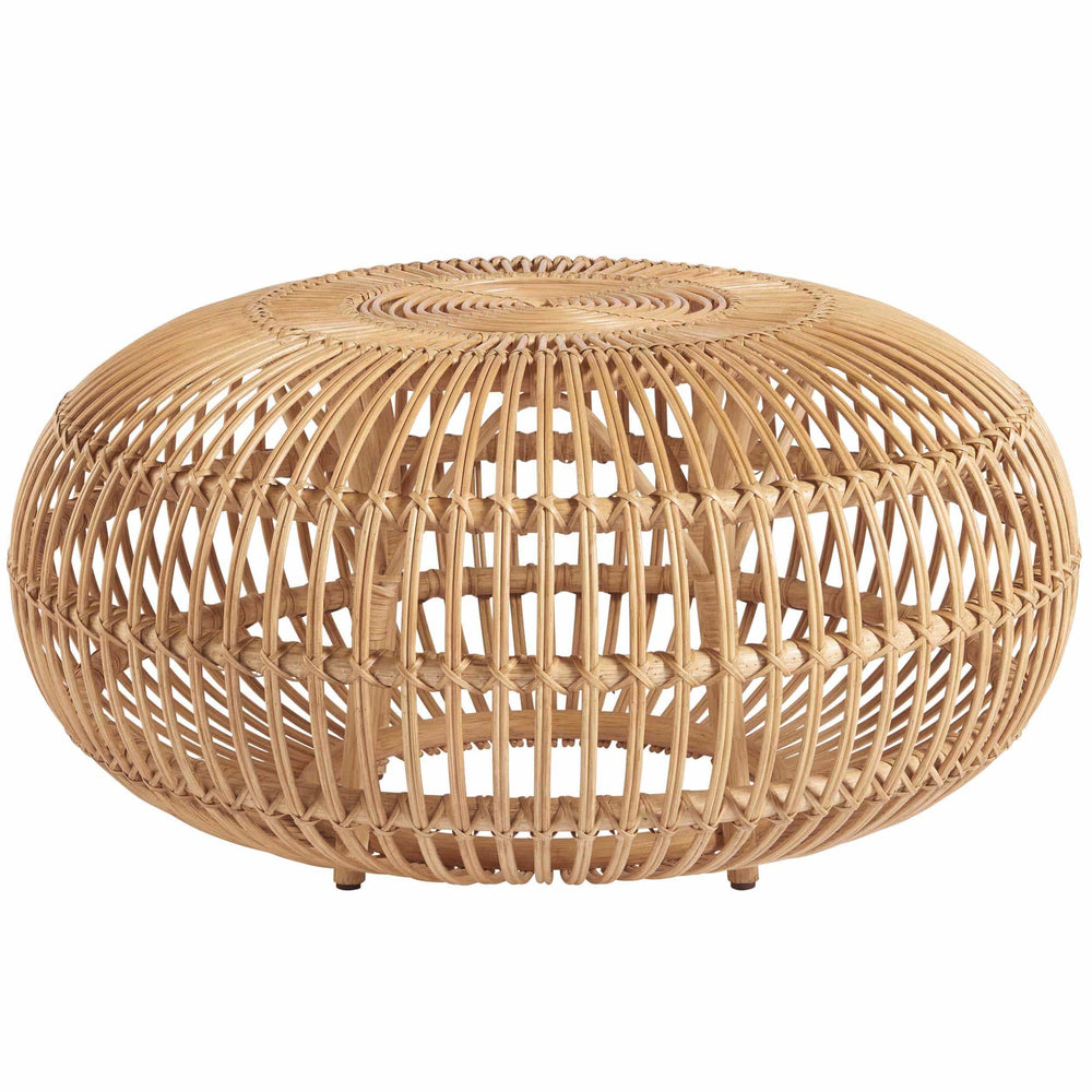 Rattan Large Scatter Table-Furniture - Accent Tables-High Fashion Home
