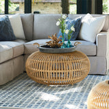 Rattan Small Scatter Table-Furniture - Accent Tables-High Fashion Home