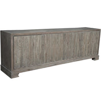 Putnam Media Console, Raked Gray-Furniture - Storage-High Fashion Home