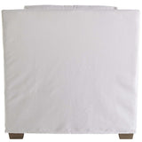 Malibu Slipcover Chair, Easy Street Snow-Furniture - Chairs-High Fashion Home