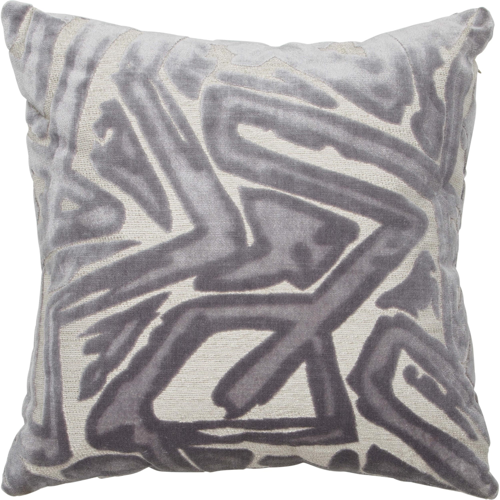 ACDC Pillow, Pewter – High Fashion Home