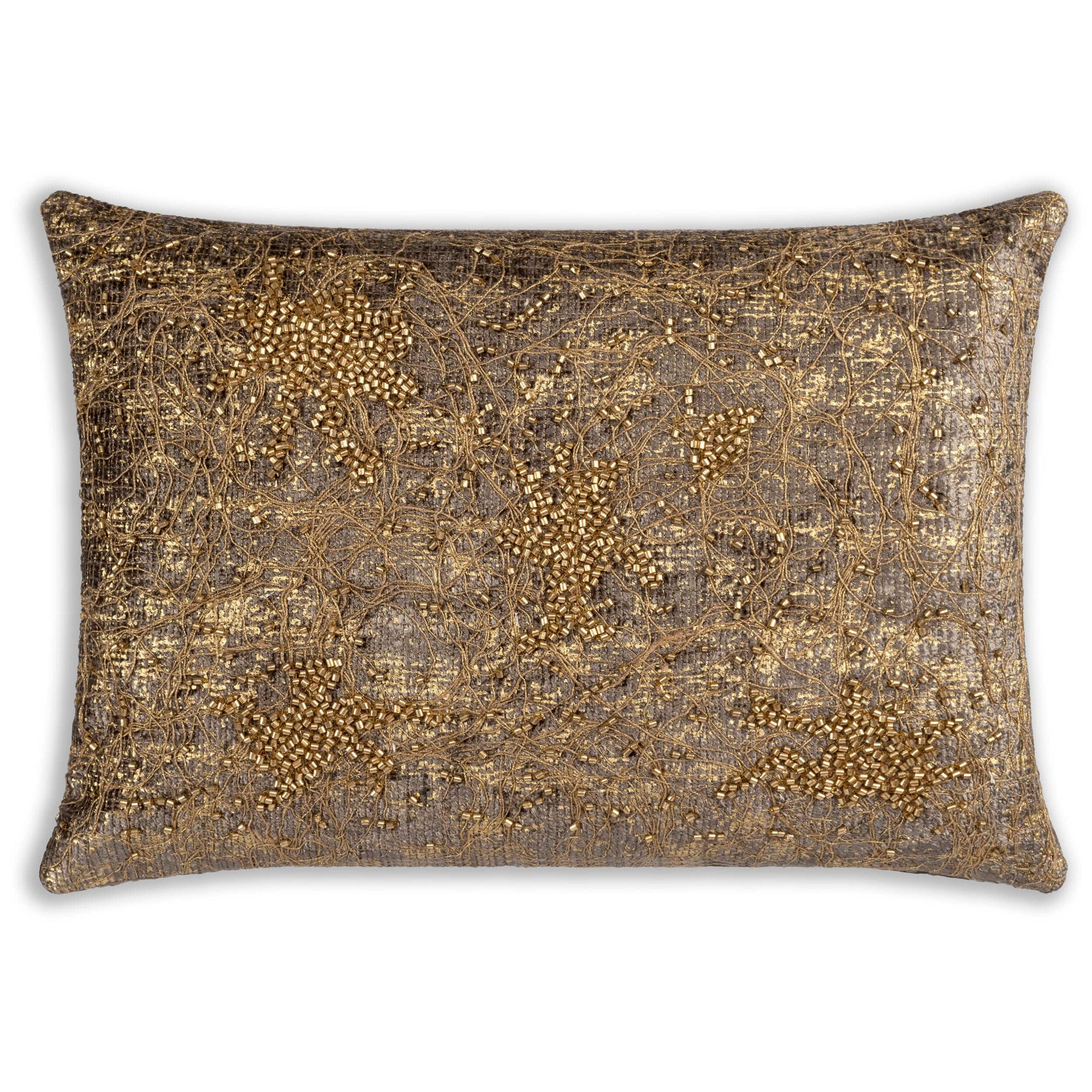 Beaded lumbar on sale pillow