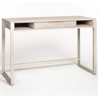 Riley Desk, Brushed Smoke-Furniture - Office-High Fashion Home