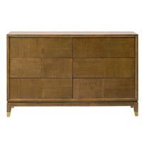 Hayes 6 Drawer Dresser, Riviera Rum-Furniture - Bedroom-High Fashion Home