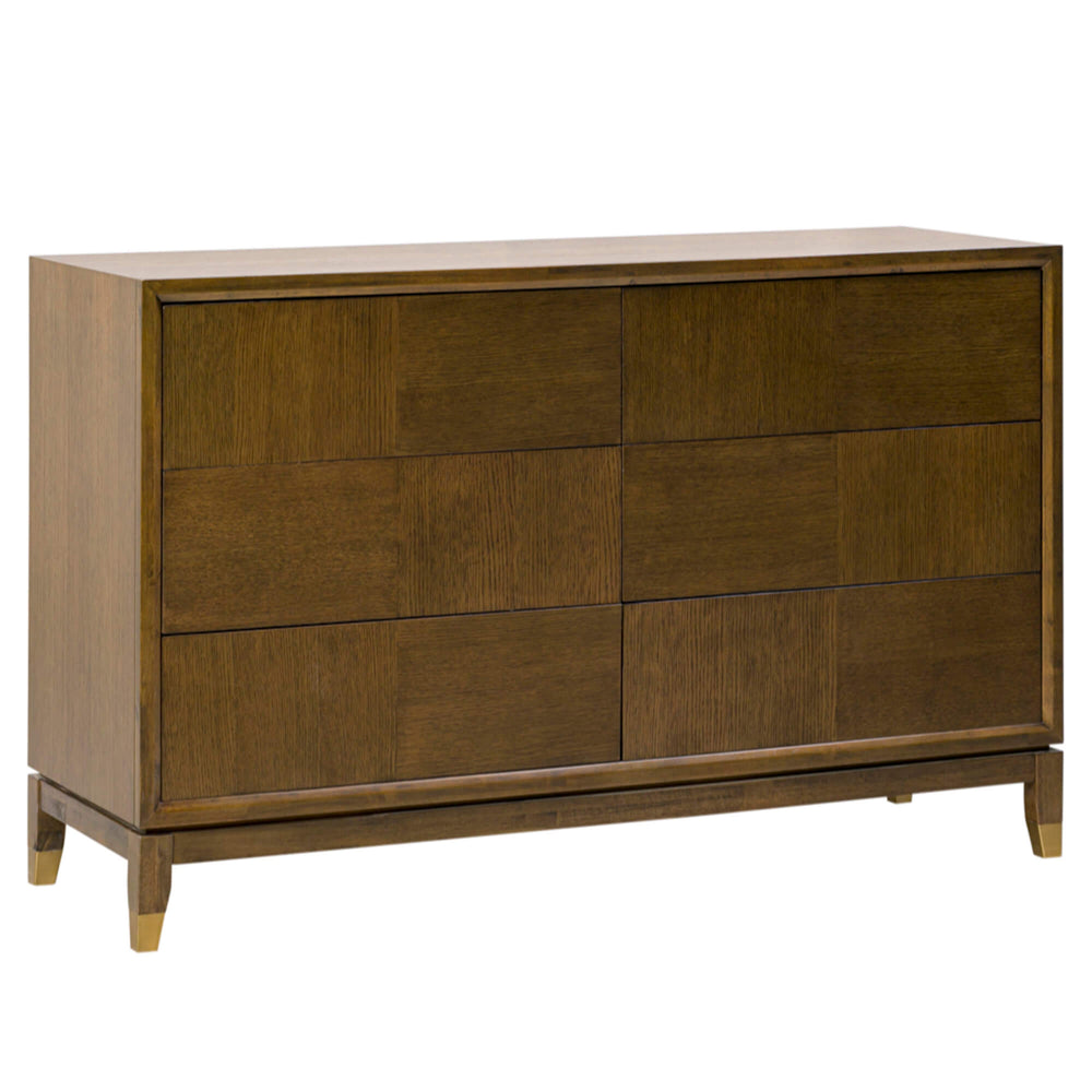 Hayes 6 Drawer Dresser, Riviera Rum-Furniture - Bedroom-High Fashion Home