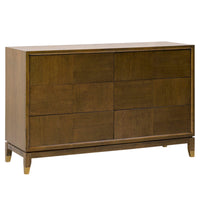 Hayes 6 Drawer Dresser, Riviera Rum-Furniture - Bedroom-High Fashion Home