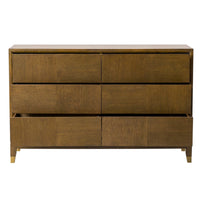 Hayes 6 Drawer Dresser, Riviera Rum-Furniture - Bedroom-High Fashion Home