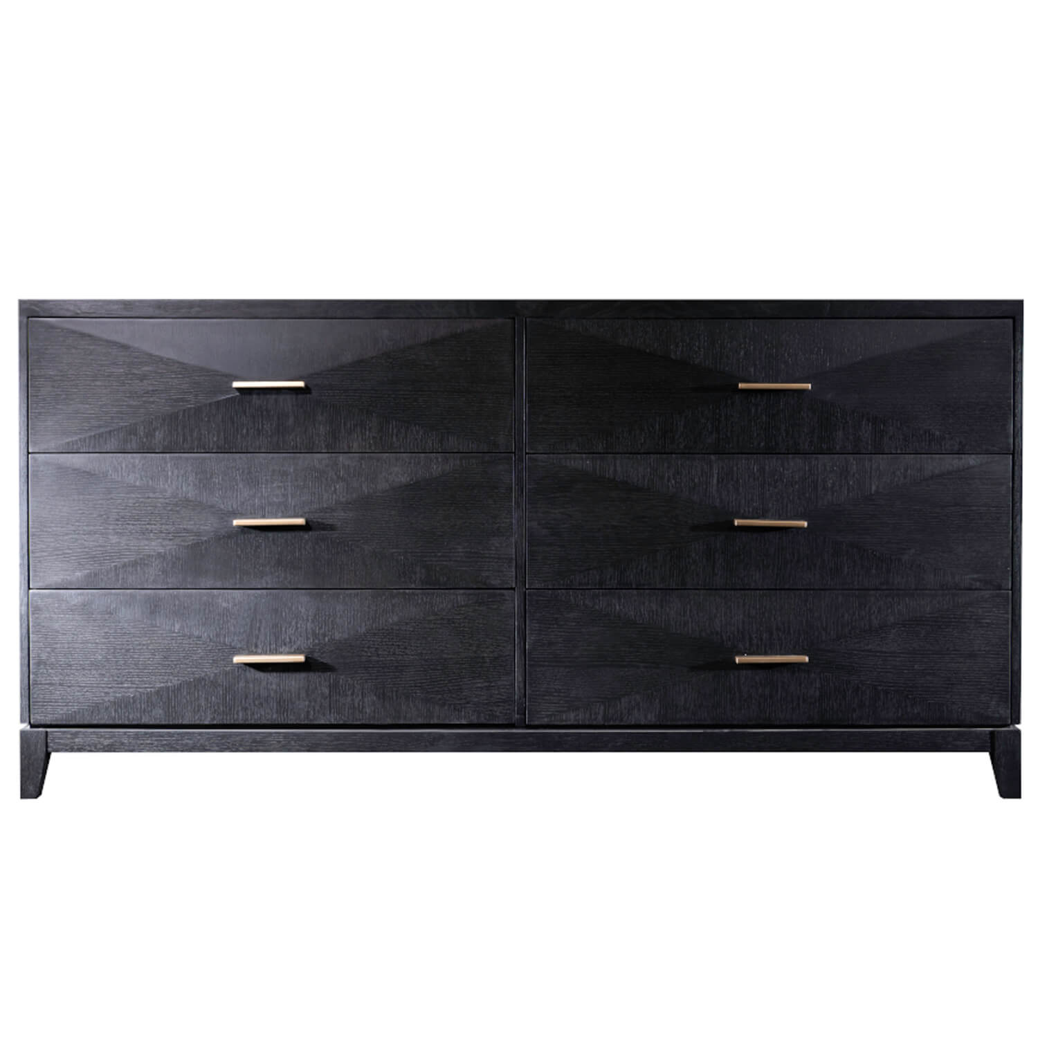Forrest 6 Drawer Dresser, Onyx Oak High Fashion Home Forrest 6 Drawer Dresser, Onyx Oak High Fashion Home