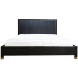 Caleb King Bed, Onyx Oak-Furniture - Bedroom-High Fashion Home
