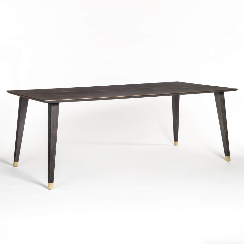 Brighton Rectangular Dining Table, Brushed Carbon-Furniture - Dining-High Fashion Home