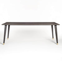 Brighton Rectangular Dining Table, Brushed Carbon-Furniture - Dining-High Fashion Home