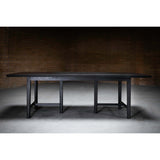 Dallas Rectangular Dining Table, Onyx Oak-Furniture - Dining-High Fashion Home