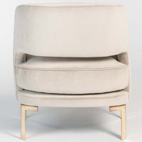 Grayson Chair, Clean Taupe-Furniture - Chairs-High Fashion Home