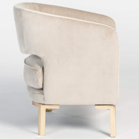 Grayson Chair, Clean Taupe-Furniture - Chairs-High Fashion Home