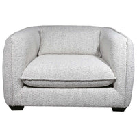 Campbell Chair, Flannel Grey-Furniture - Chairs-High Fashion Home