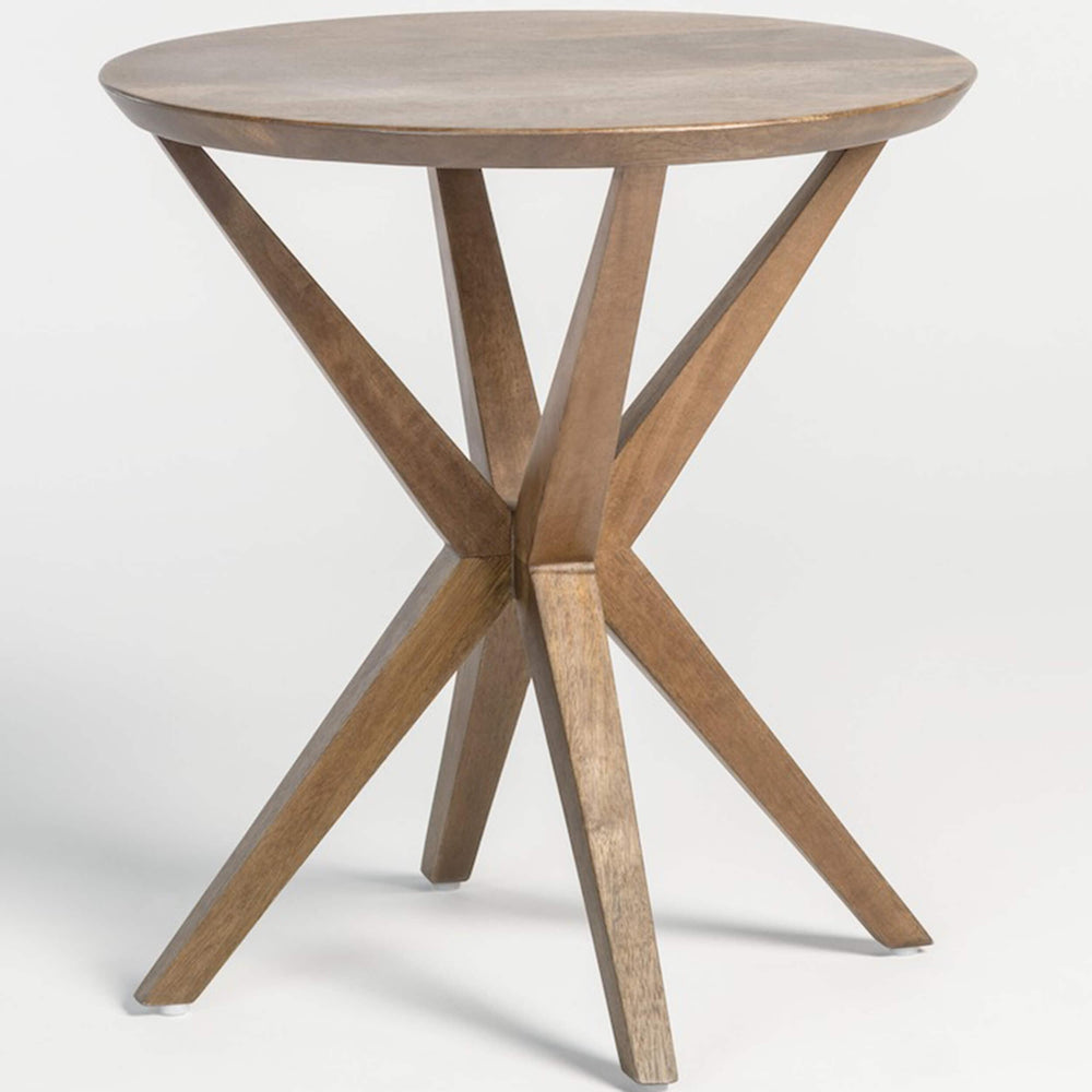 Quinn End Table, Brinded Ash-High Fashion Home