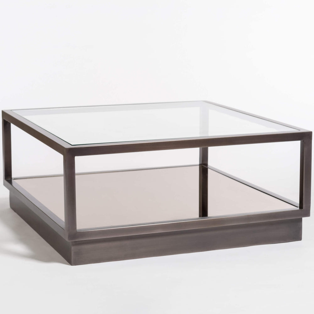 Warren Coffee Table, Gunmetal-Furniture - Accent Tables-High Fashion Home