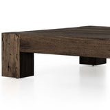 Abaso Coffee Table, Ebony Rustic-Furniture - Accent Tables-High Fashion Home