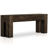 Abaso Console Table, Ebony Rustic-Furniture - Accent Tables-High Fashion Home