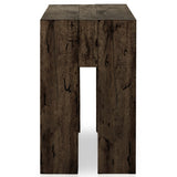 Abaso Console Table, Ebony Rustic-Furniture - Accent Tables-High Fashion Home