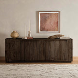 Abaso Sideboard, Ebony Rustic-Furniture - Storage-High Fashion Home